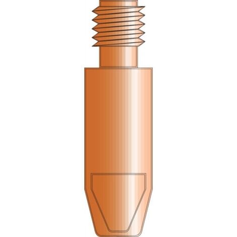 Tube contact M6 1,2 mm - 28mm E-Cu (Par 20)