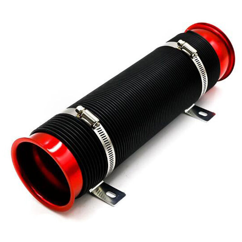 Tube d'admission d'air froid 3 pouces/76 mm de diamètre intérieur Système d'admission de conduit flexible universel Tuyau d'échappement