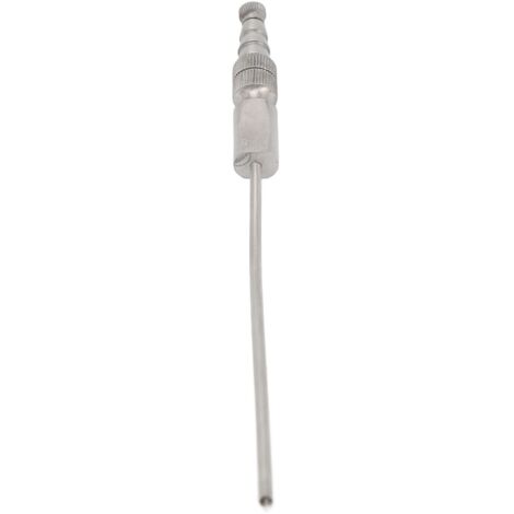 Tube d'aspiration dentaire en acier inoxydable 4mm pour aspirateur chirurgical