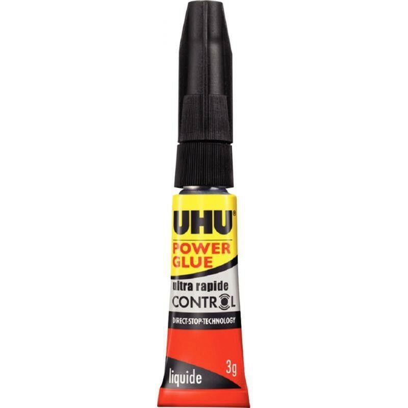 UHU - Tube de 3 g de colle Power glue Control