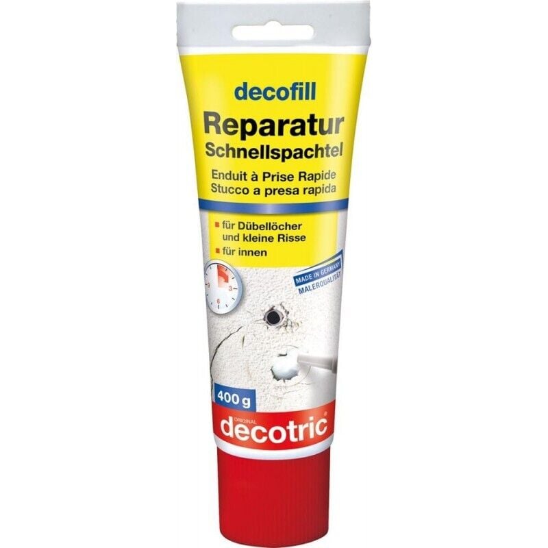 Decotric - Tube de 400g pour remplissage rapide mastic rapide decofill