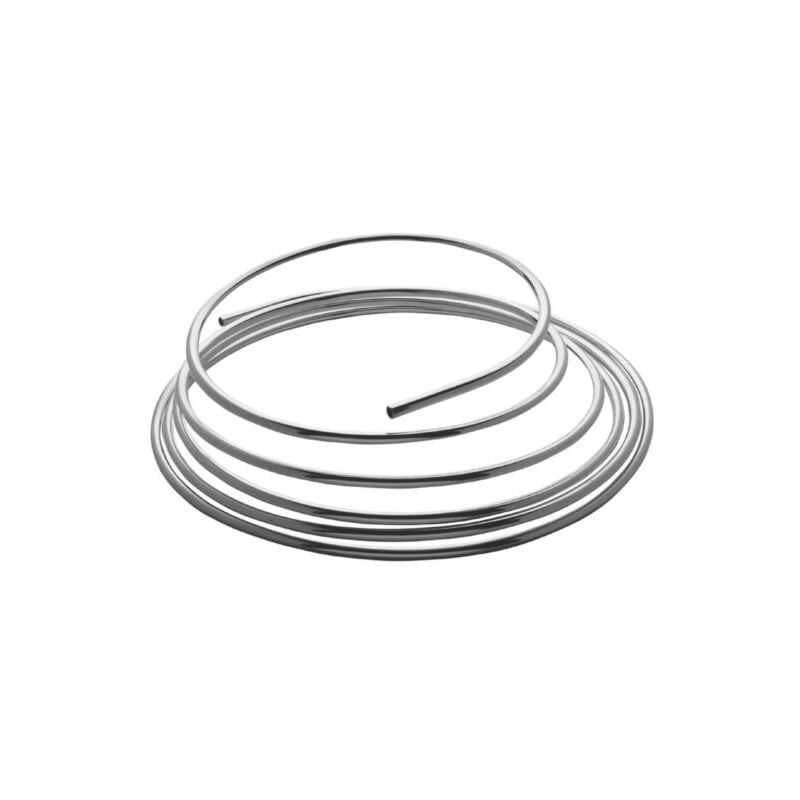 ASW - tube de cuivre 451009 10 mm, en rouleaux de 5 mètres, chromé