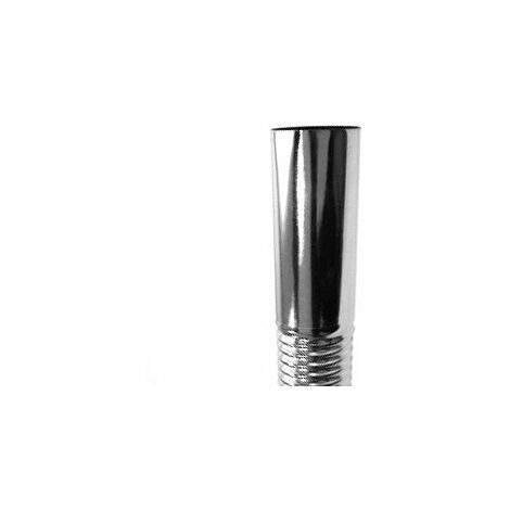 Tube de cuivre repliable chromé 32 x 30 cm