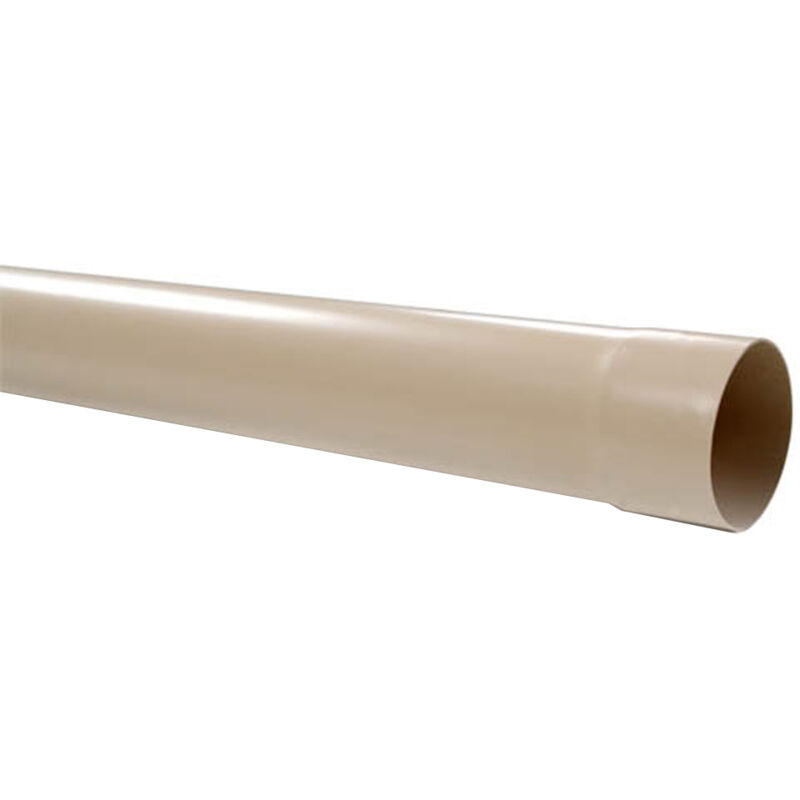 First Plast - Tube de descente gouttière 25 - Ø80 sable 4 m