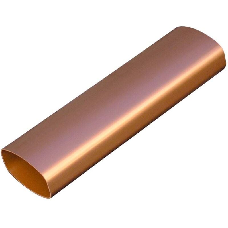 Tube de descente gouttière best - ø oval 92x57 effet cuivre 4m First Plast