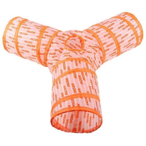 Tube de jeu pliable pour chaton, tunnel pour chat 2/3/4 voies, jouet d'activité été, grand tube de jeu pour chat, tunnel collapsible pour chat, jeu interactif félin.