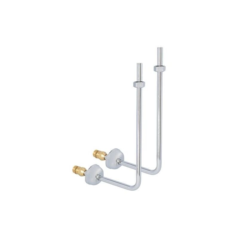 Tube de liaison ue 2 Ø12mm 90°, cu Chrome