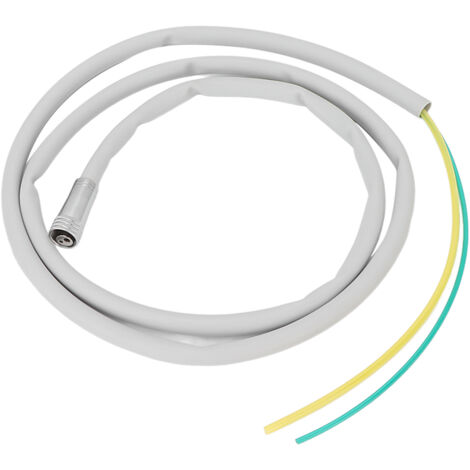 Tube de Main de Pièce à Main en Silicone avec Connecteur 2 Trous en Acier Inoxydable pour Dentisterie