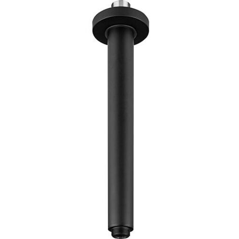 Tube de raccordement plafonnier 28x300mm noir mat