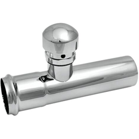 Tube de rallonge avec aérateur de tuyau 32 x 125 mm chromé