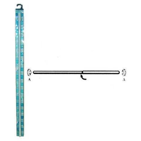 Tube de rideau de douche 140/260 extensible Aglaia 02624