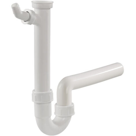 Tube de rinçage base siphon pro blanc, plastique 1 1 / 2Z x 3 / 4Z, T x. 40 mm BASE PRO