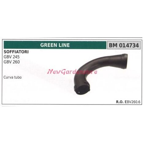 Tube de soufflante coudé GBV 245 260 GREENLINE 014734