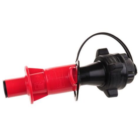 Tube d’écoulement-sécurité carburants, noir-rouge, 160mm 819811