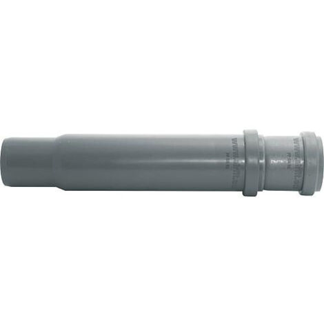 Tube d'évacuation PVC DN 50 – Longueur variable 250-400 mm – Raccord télescopique pour installations sanitaires – Airfit