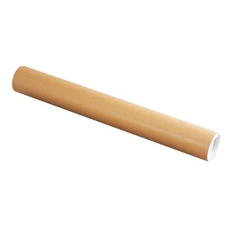 Tube d'expédition rond en carton Ø 80 mm x L 65 cm - Lot de 50 - Maxiburo