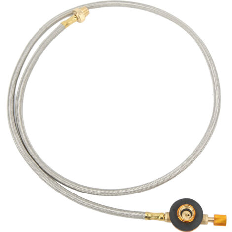 Tube d'extension en laiton pour réservoir de propane extérieur, raccord en acier inoxydable et joint en caoutchouc