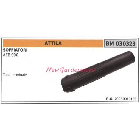 Tube d'extrémité de la soufflerie AEB 900 ATTILA 030323