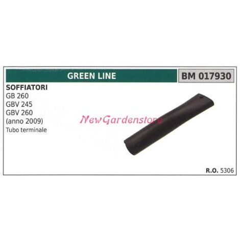 Tube d'extrémité de la soufflerie GB 260 GBV 245 260 GREENLINE 017930