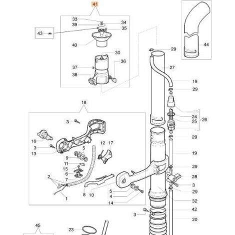 TUBE DIFFUSEUR ORIGINAL EMAK 56020155R