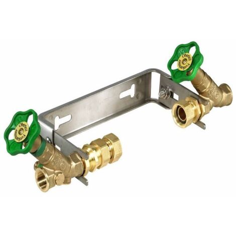 Tube d'installation JS WZ, QN 2,5, 1"x1", poignée : acier inoxydable, réglable