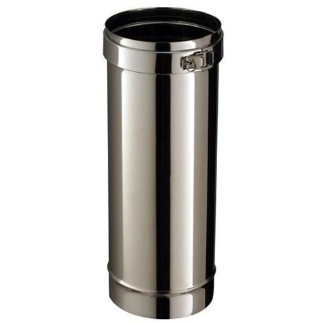 tube droit 25 cm condensor - diametre 100 ed 250 - 100 cd, poujoulat, ref. 44100003/9999
