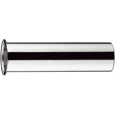 Tube droit avec bord chromé
