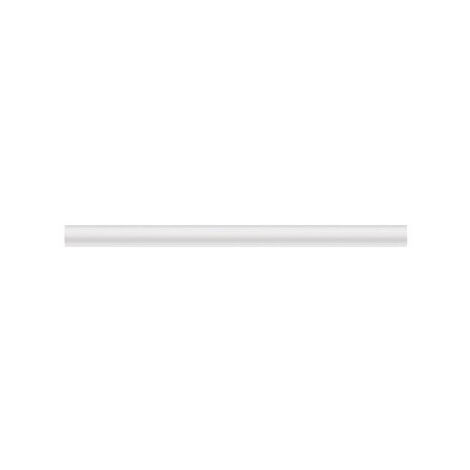 Tube droit blanc mat