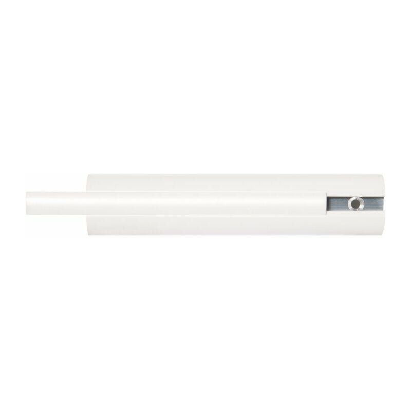 Tube droit blanc - 260 mm - diamètre 33 mm - Système polyalu Pellet asc