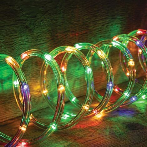 Tube électrique extérieur 18m 324 LED multicolore - Feeric lights & christmas