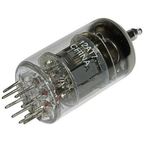 Tube électronique BTB Vertrieb ECC 81 = 12 AT 7 Double triode 100 V 3 mA Nombre de pôles: 9 Culot: noval Contenu 1 pc(s