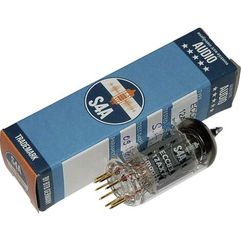 VOELKNER SELECTION Tube électronique ECC83 S4A smooth Sound Double triode Nombre de pôles (num): 9 Culot: noval 1 pc(s) S218261