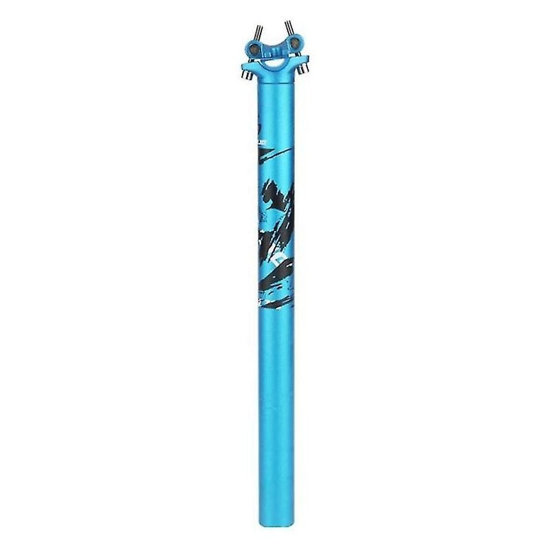 Tube en alliage d'aluminium pour vélo de montagne et tige de vélo, 30,9 x 400 mm, bleu