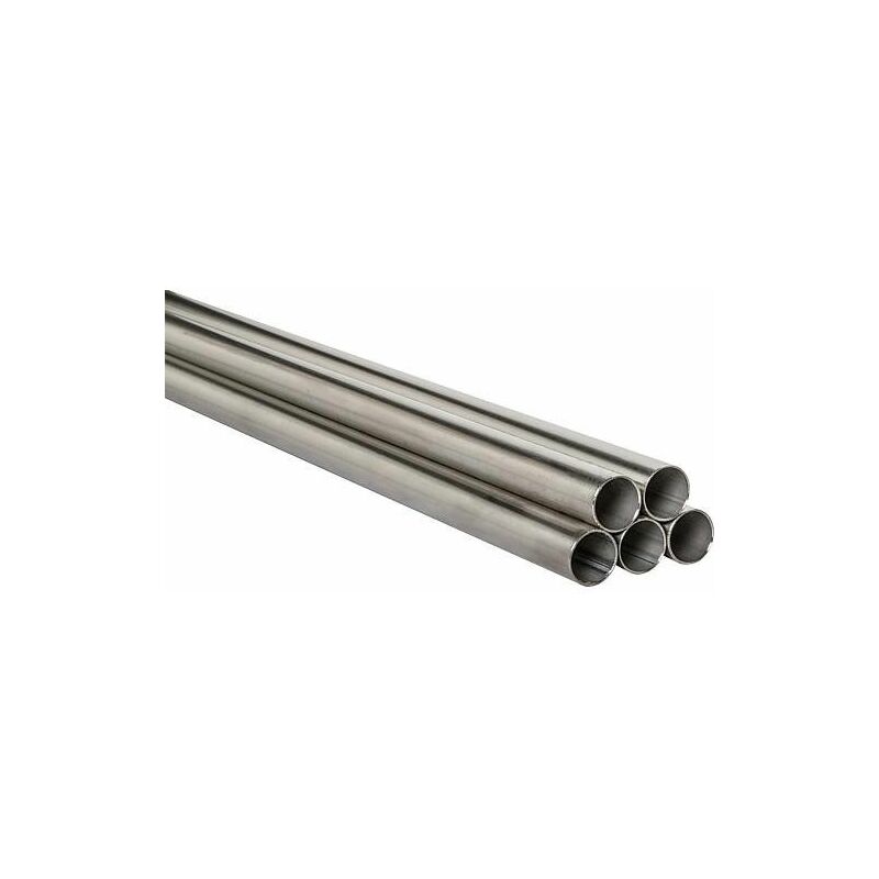 Banyo - Tube en inox avec autorisation dvgw 42 x 1,5 mm 6 tubes de 6 m