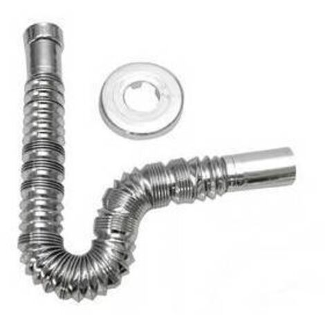 Tube extensible/compressible chromé avec auvent