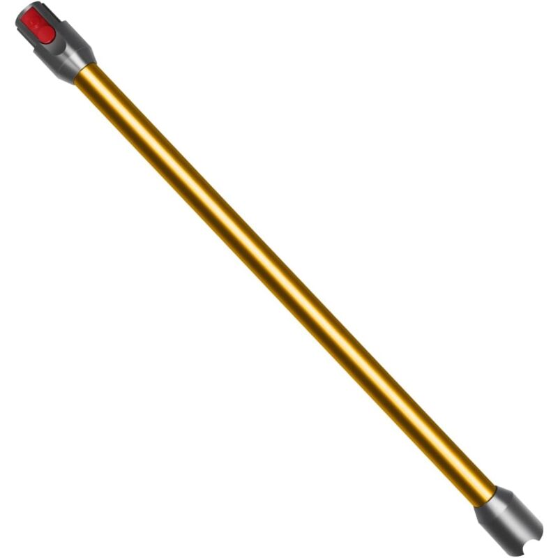 Tube Extension pour Dyson V12 Slim Aspirateur, Tube Rallonge Dégagement Rapide Baguette Extensible, 74cm - Or