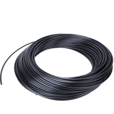 Tube Flexible de tuyau pneumatique à haute pression en Nylon noir pour l'eau d'huile d'air 100m8x6mm