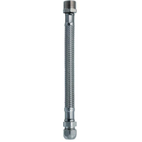 Tube flexible en caoutchouc DN10 1/2"M-BICONO L 25 CM lavabo salle de bain