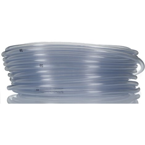Tube flexible PVC, Ø 10mmx13mm, 25m, pour Alcool, Graisse, Huile, Pétrole, Solvant ( Prix pour 1 )