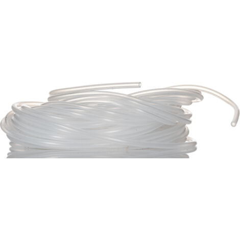 Tube flexible RS PRO Silicone, Ø 3.2mm x Ø 6.4mm, L 5m Translucide ( Prix pour 1 )