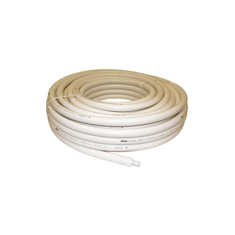 Nicoll - Tube multicouche pré-isolé 6mm Ø20 la couronne de 50m