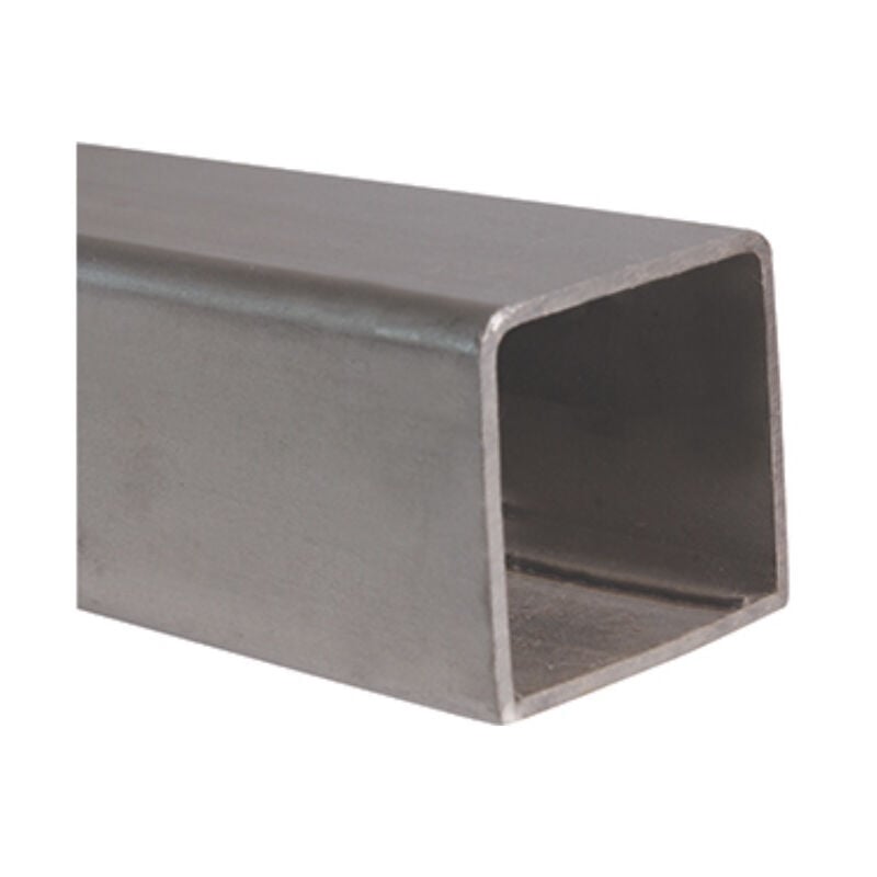 Deco Fer Forge - qualite francaise] - Tube carré en inox - Largeur 40mm Longueur 3000mm Epaisseur 2mm - Inox 316 GR320