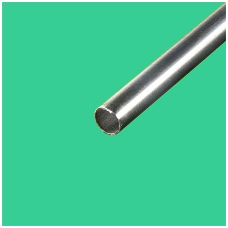Tube inox brosse diametre 20mm Epaisseur en mm - 1,5 mm, Longueur en metre - 4 metres, Sections en mm - 20 mm