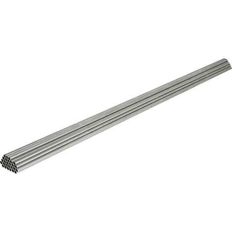 Tube inox diamètre 18 en barres de 2 m Lot de 21