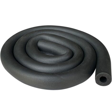 Tube isolant pour tuyau de chauffage, diamètre 13 mm, isolation de tuyau de 1,8 m pour tuyau de chauffage et de climatisation (noir, 13 mm)