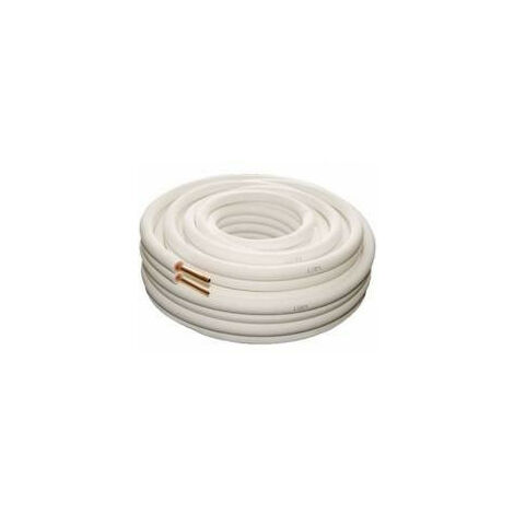 Tube isolé pour liaison frigorifique - 1/4 1/2 - Classement M1 - Rouleau de 20 m