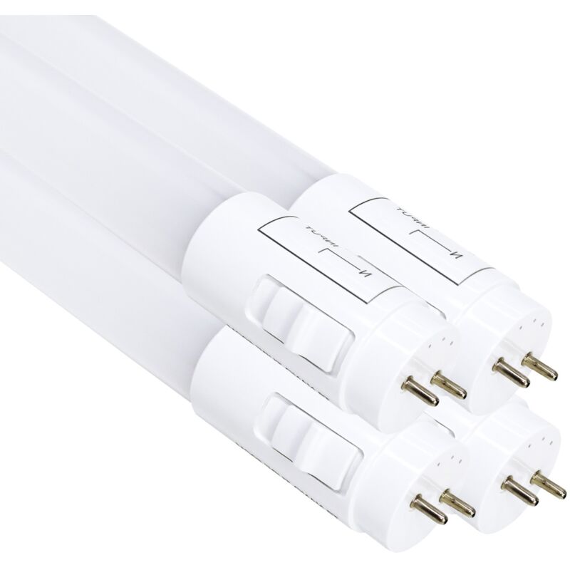Led Atomant Sl - Tube led 60cm cct 360º T8 G13 9W 900LM Connexion unilatérale Starter inclus Lot de 4 u. - cct