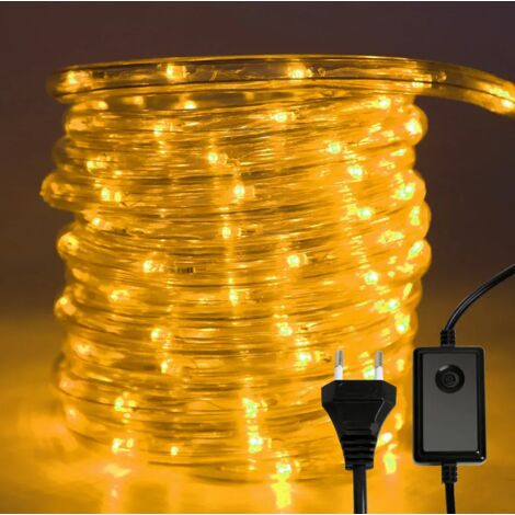 Tube LED avec chaîne lumineuse de fête avec lumière 10m blanc chaud