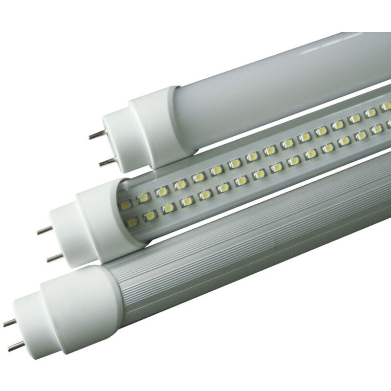 Tubo Neon Led T8 18w 220v Smd Potenti Tube Neon "120 Cm" Lumière Froide Et/ou Chaude -couverture Transparente -
