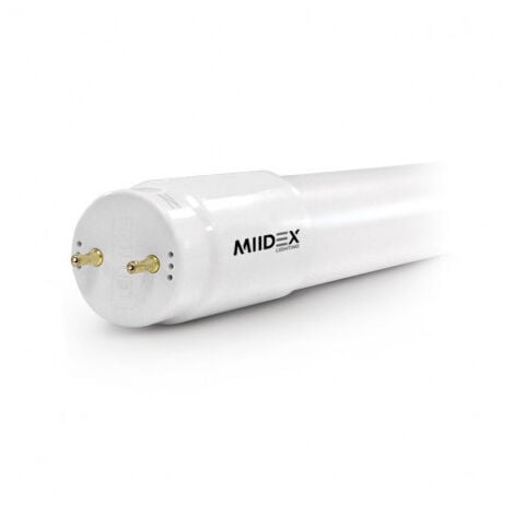 Tube LED 18W (160W) T8 1200 mm Blanc neutre 4000°K Phase-neutre 1 côté